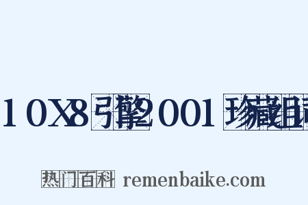 10X8引擎2001珍藏组词是什么意思的图片